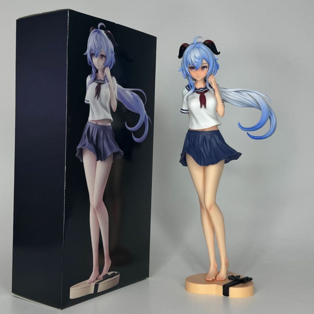 Desk Setup Editing - Figurine Anime Ganyu 25CMJK Confession, Aksesoris