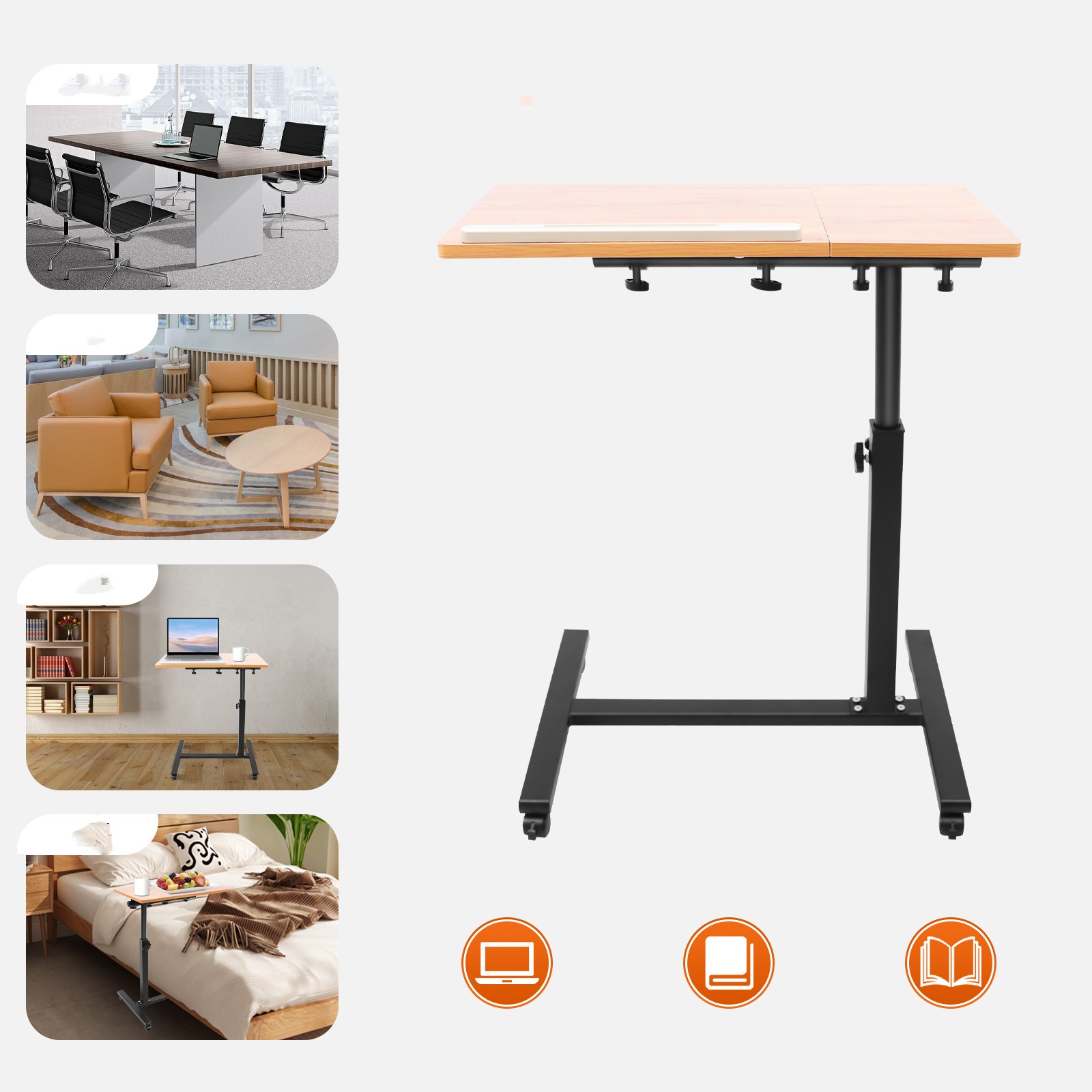 Desk Setup Notebook - Meja Laptop Portabel Dapat Disesuaikan 360
