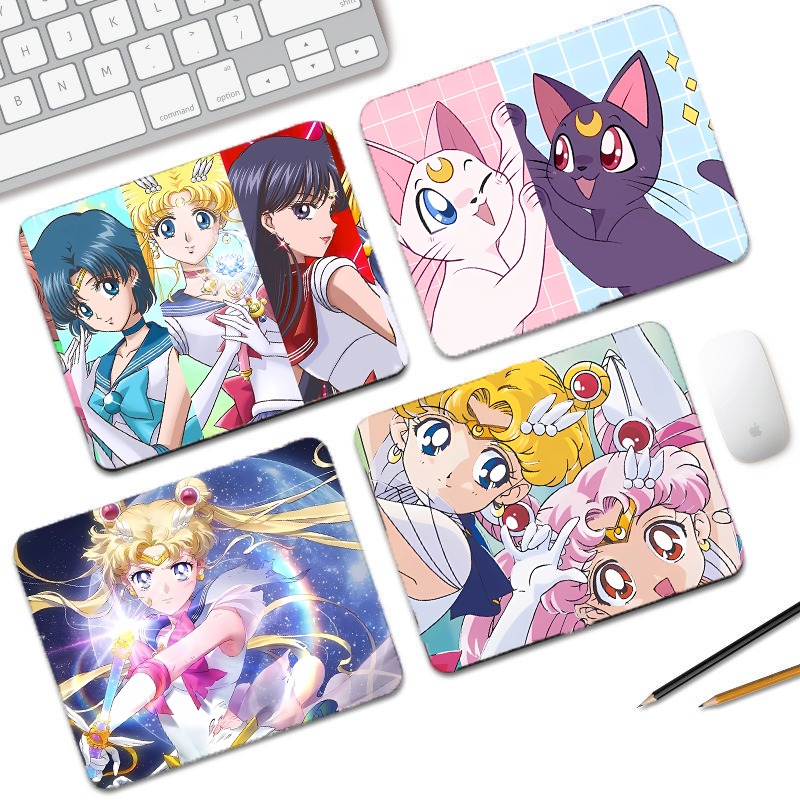Desk Setup Cute - Sailor Moon Kawaii Mouse Pad Alas
