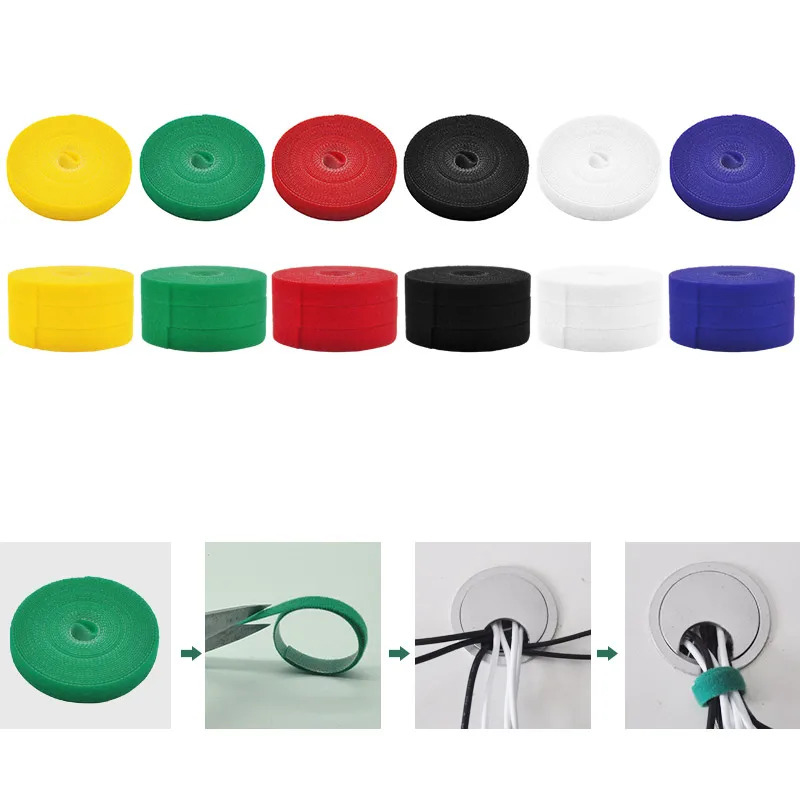 Cable Velcro Strap - 1/2/3 Buah Pengatur Kabel 5M Dapat
