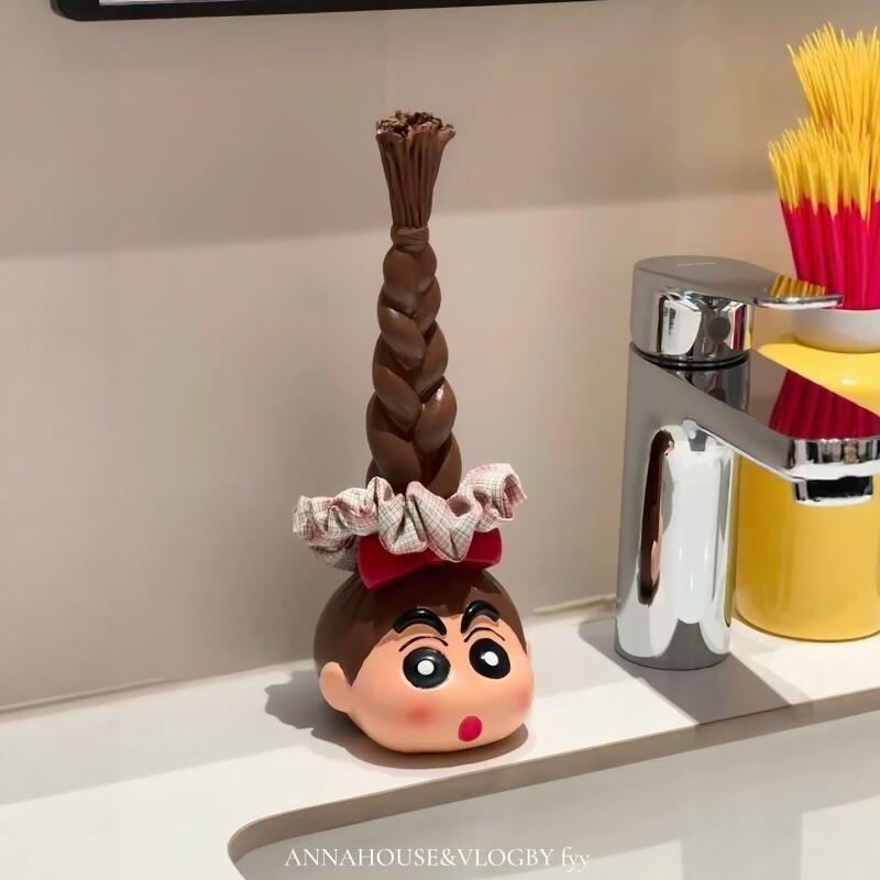 Desk Setup Kawaii - Rak Penyimpanan Ikat Rambut Kepang Panjang