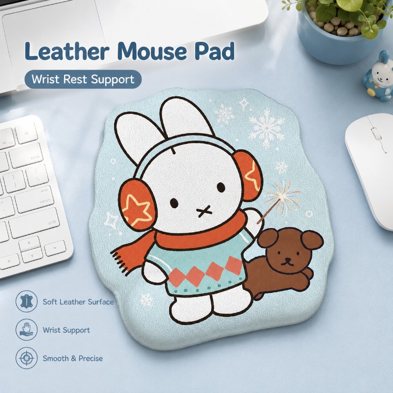 Desk Setup Editing - Alas Mouse Kulit Anime Miffy dengan