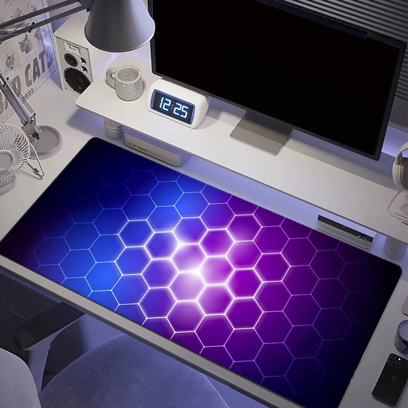 Rubber Mat Desk - Alas Mouse Seri Honeycomb Ukuran Besar