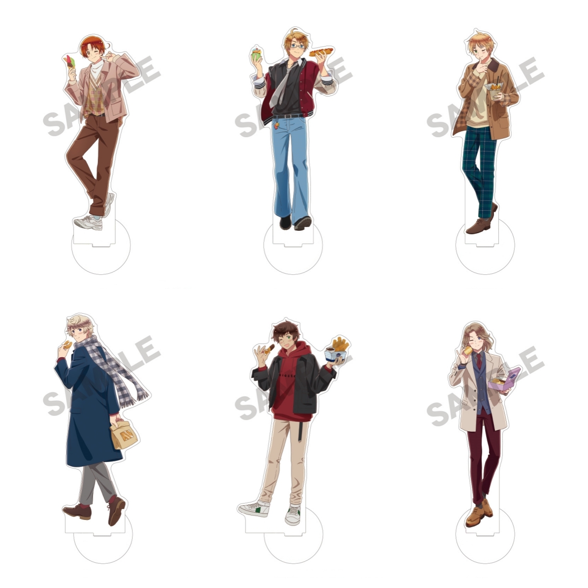 Desk Setup Cute - Axis Powers Hetalia WorldStars APH Acrylic
