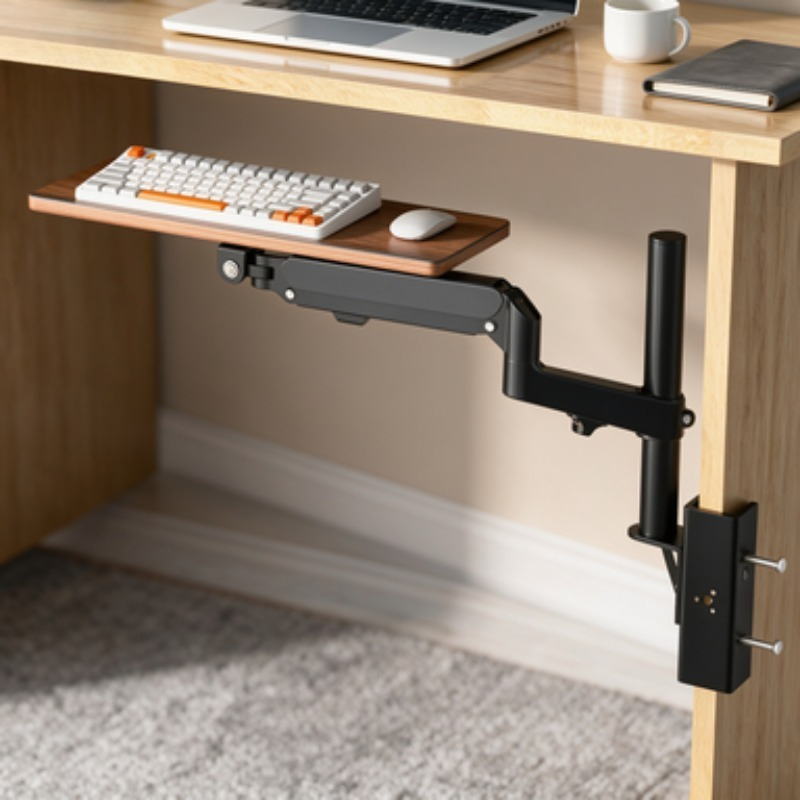 Desk Setup Diy - Rak Keyboard Hemat Ruang di Bawah