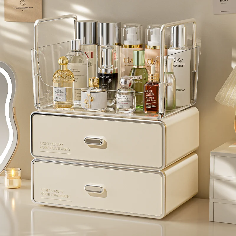Drawer Organizer Bamboo - Kotak Penyimpanan Kosmetik, Kotak Penyimpanan Makeup,