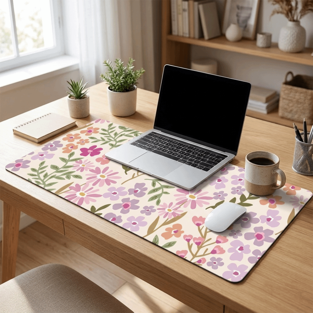 Rubber Mat Desk - Alas Meja Besar Anti Noda Motif