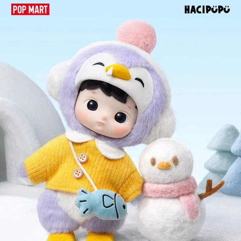 Desk Setup Kawaii - POP MART HACIPUPU Penguin 1/8 BJD