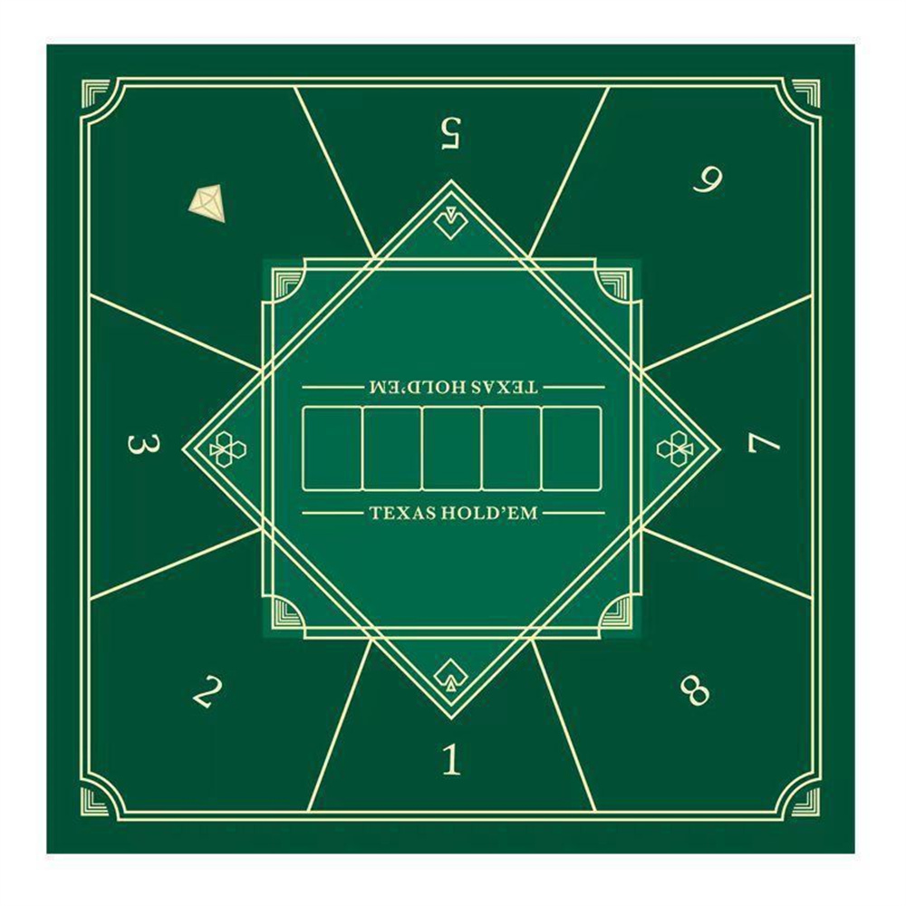 Rubber Mat Desk - Alas Poker Texas Hold'em Tebal Anti