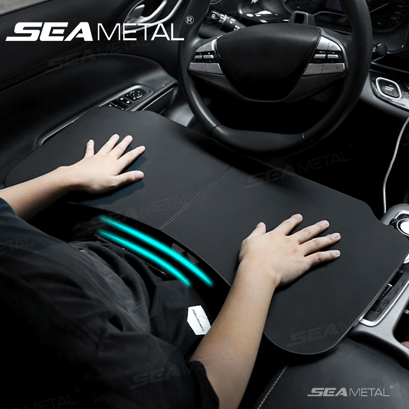 Desk Setup Notebook - SEAMETAL Meja Mobil Sementara untuk Laptop,