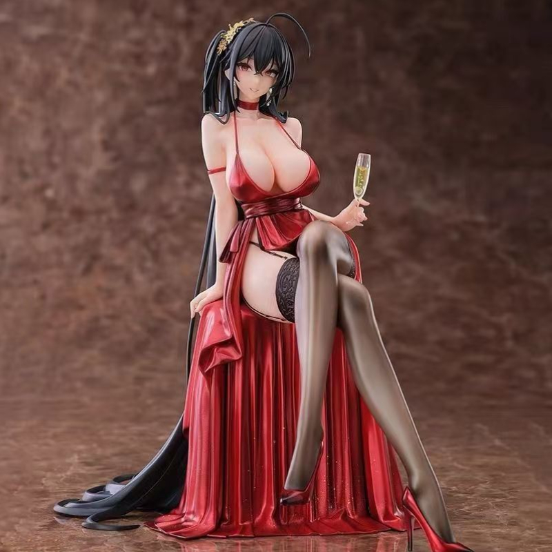 Desk Setup Editing - Figurine Gadis Biru Dafeng yang Lembut,