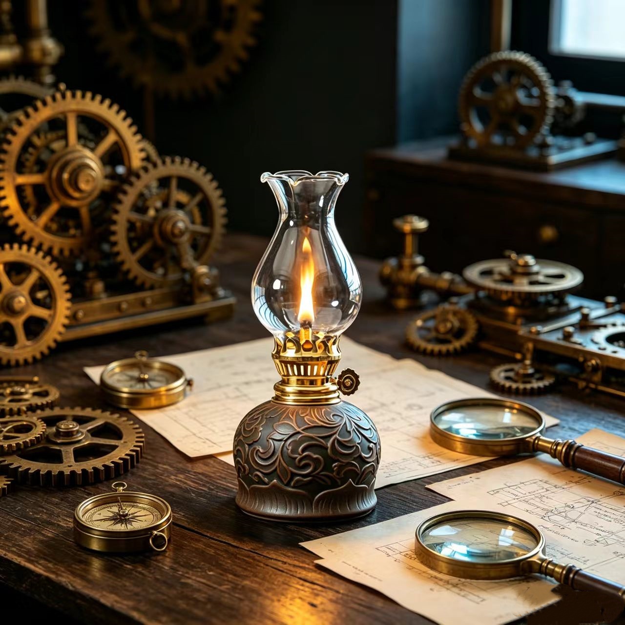 Lampu Vintage yang Dapat Dises - Desk Setup Vintage ulasan dan harga