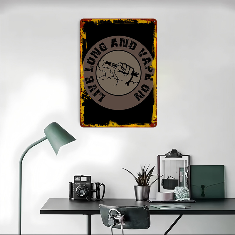 Desain Vape untuk Poster Tinpl - Desk Setup Vintage ulasan dan harga