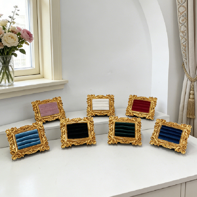 Tempat Pajangan Cincin Bingkai - Desk Setup Vintage ulasan dan harga