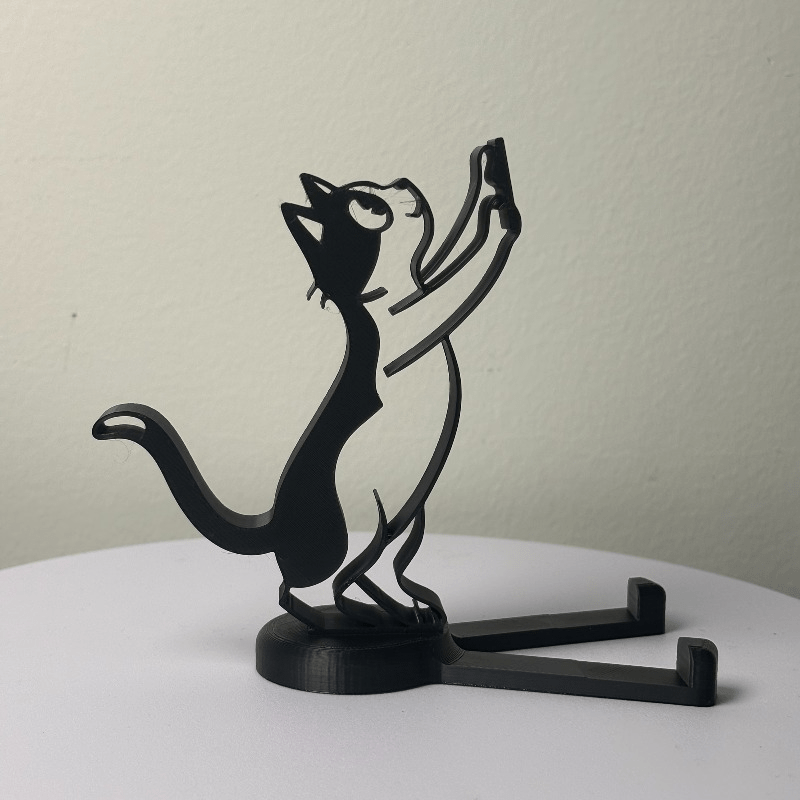 Penyangga Ponsel Bentuk Kucing - Desk Setup Cute ulasan dan harga