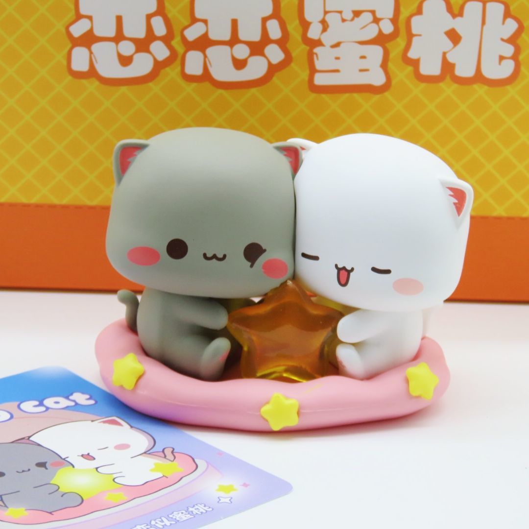 Kawaii Mitao Cat 4 Generasi Ke - Desk Setup Kawaii ulasan dan harga