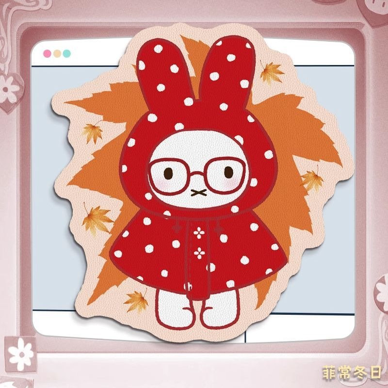 Alas Mouse Kulit Anime Miffy d - Desk Setup Editing ulasan dan harga