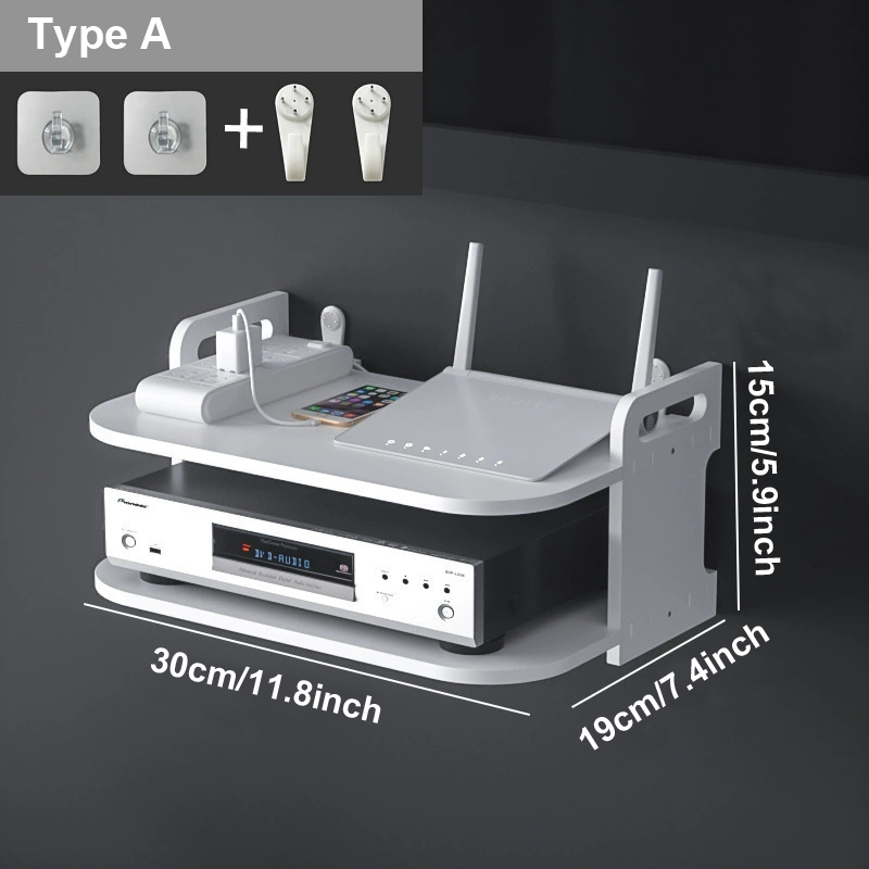 Rak Penyimpanan Kabel Router y - Desk Setup Desk ulasan dan harga