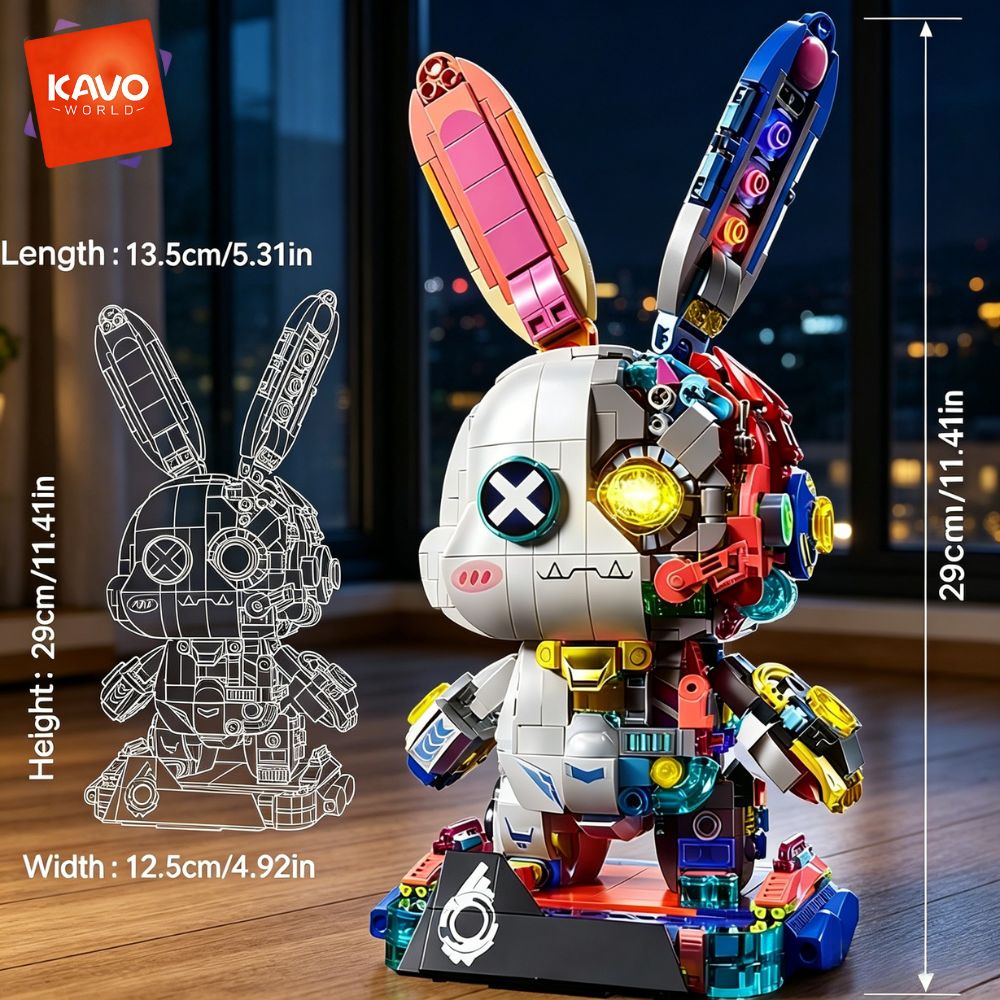 KAVOWORLD 1377PCS Set Blok Ban - Desk Setup Enthusiast ulasan dan harga