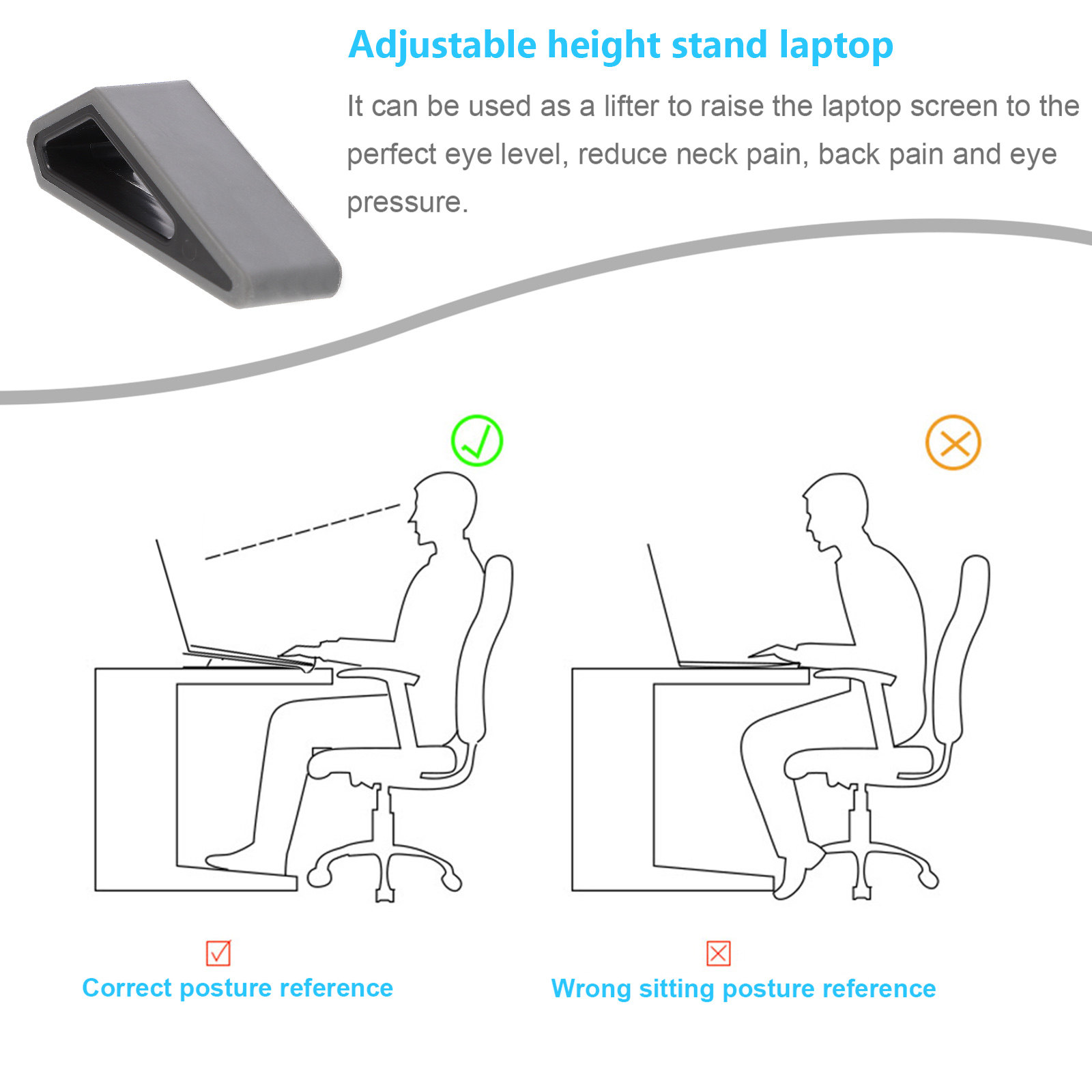 2Pcs Penyangga Laptop Notebook - Desk Setup Notebook ulasan dan harga