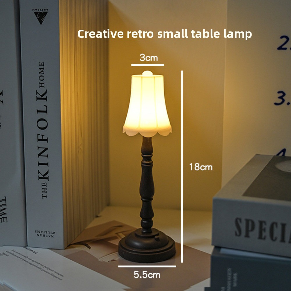 Lampu Malam LED Vintage - Lamp - Desk Setup Vintage ulasan dan harga