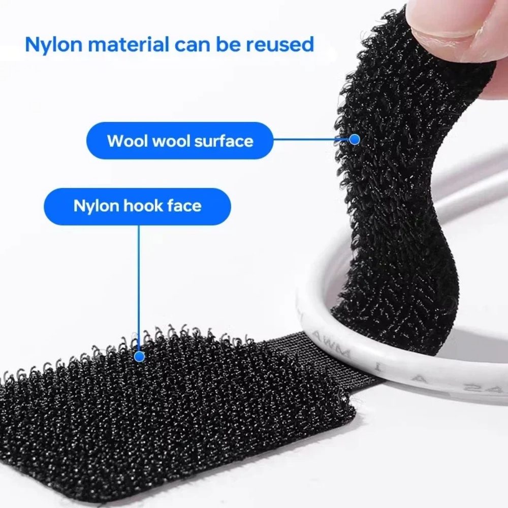 Pengikat Kabel Velcro Perekat  - Cable Velcro Strap ulasan dan harga