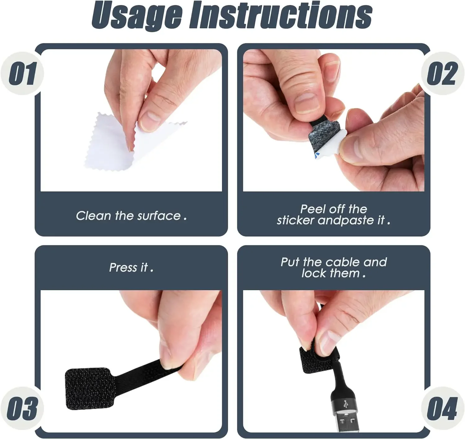 Ikatan Kabel Baru Yang Dapat D - Cable Velcro Strap ulasan dan harga