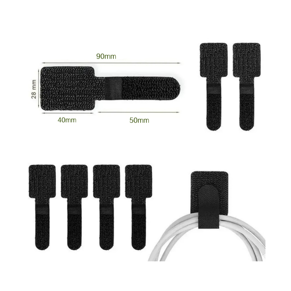 Pengikat Kabel Velcro Perekat  - Cable Velcro Strap ulasan dan harga