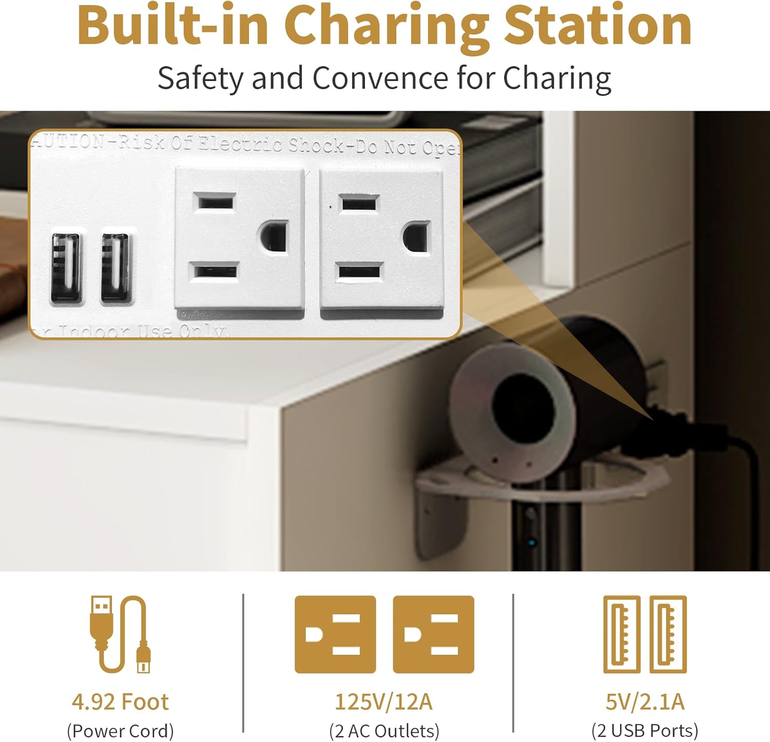 Meja Rias 3 In 1 dengan Cermin - Desk Setup Charging Station ulasan dan harga
