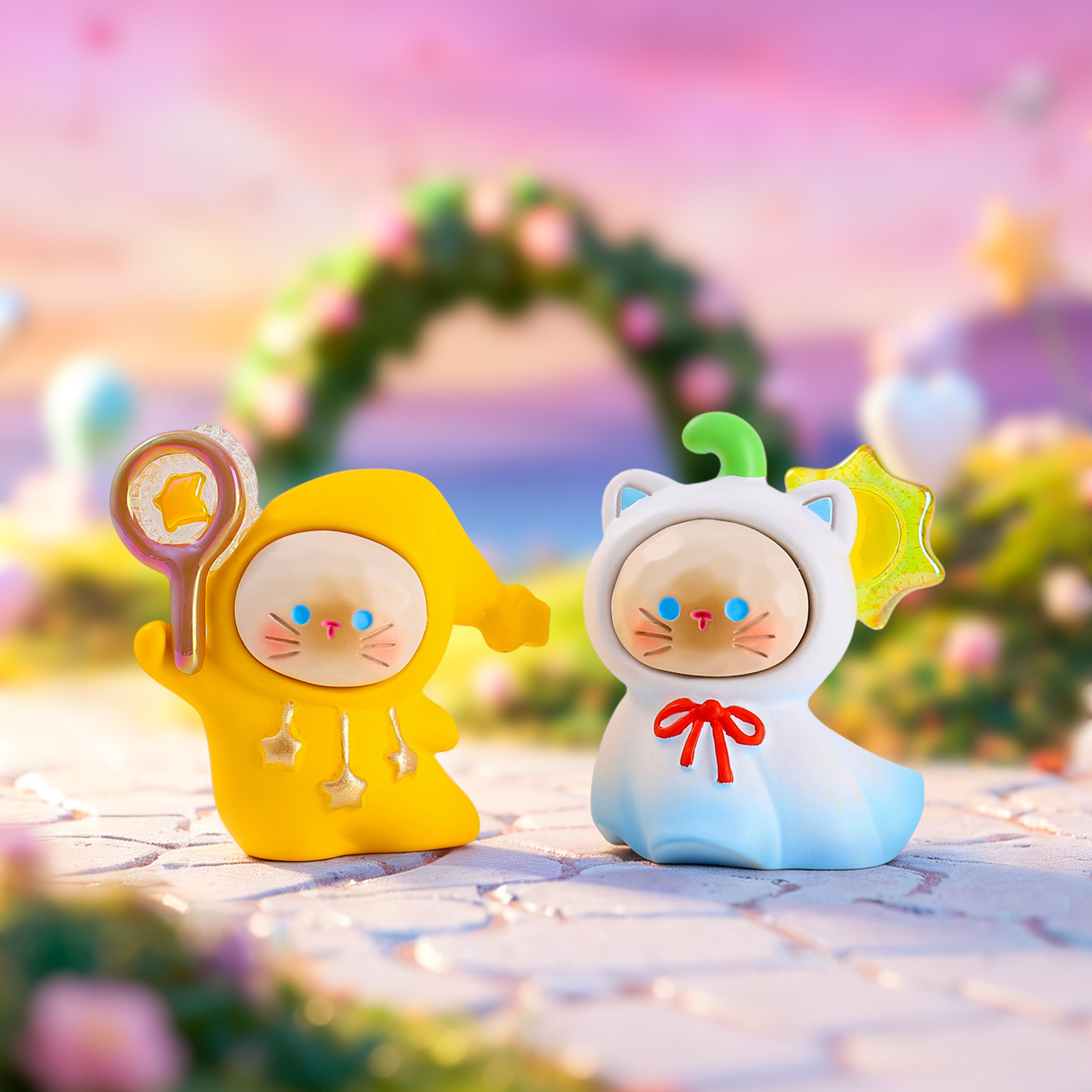 Figur Misteri Blind Box Kucing - Desk Setup Editing ulasan dan harga