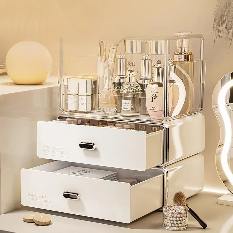 Kotak Penyimpanan Kosmetik, Ko - Drawer Organizer Bamboo ulasan dan harga