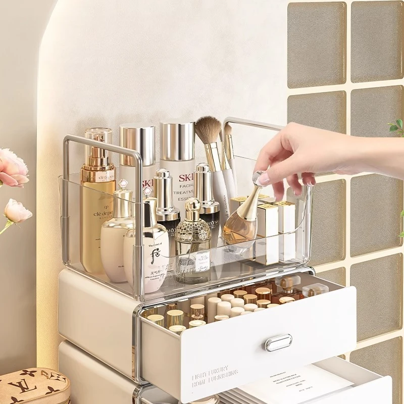 Kotak Penyimpanan Kosmetik, Ko - Drawer Organizer Bamboo ulasan dan harga