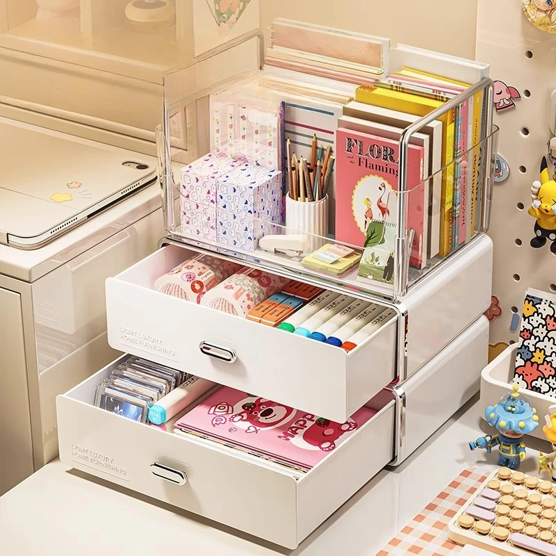 Kotak Penyimpanan Kosmetik, Ko - Drawer Organizer Bamboo ulasan dan harga