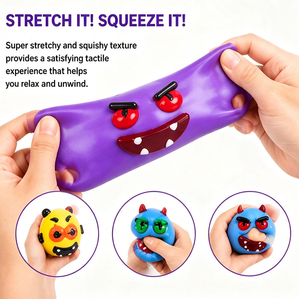 ASMR Tactile Squeeze Prop Anji - Desk Setup Desk ulasan dan harga