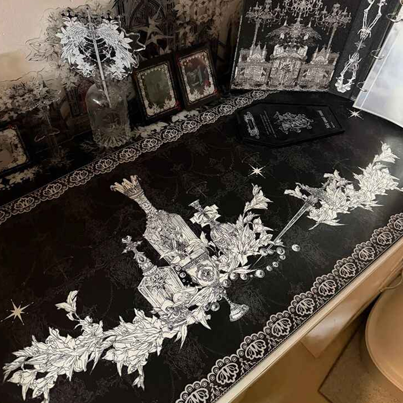 Divine Realm Gothic Building M - Rubber Mat Desk ulasan dan harga
