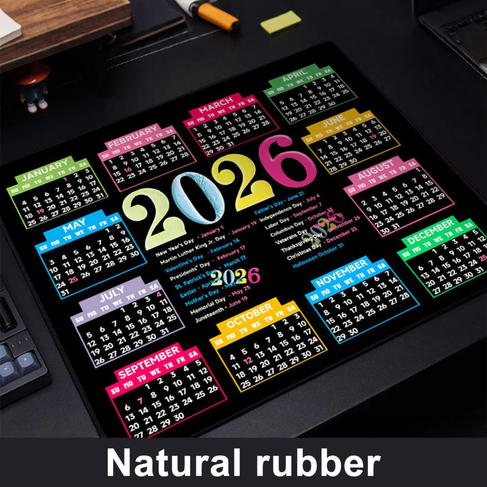 Alas Mouse Kalender 2026 Tahan - Rubber Mat Desk ulasan dan harga