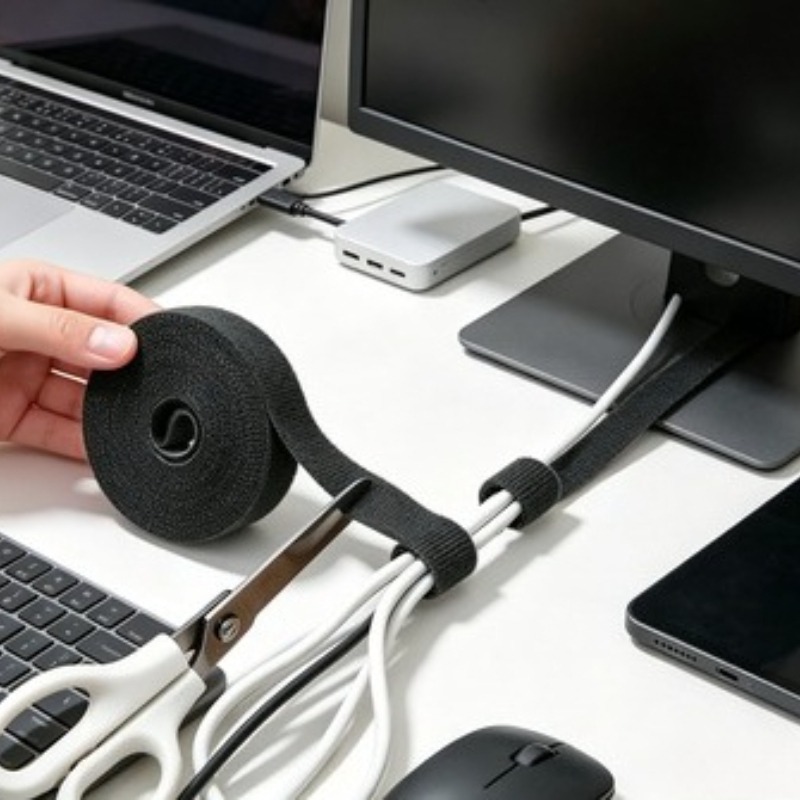 2 buah pengikat kabel Velcro b - Cable Velcro Strap ulasan dan harga