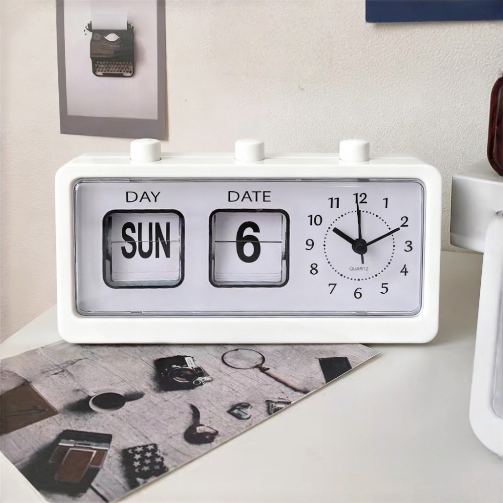 Jam Kalender Elektronik Manual - Desk Setup Vintage ulasan dan harga