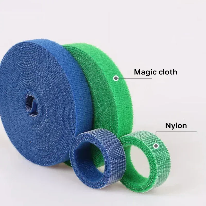 5M/Roll 12mm Lebar Pengikat Ka - Cable Velcro Strap ulasan dan harga