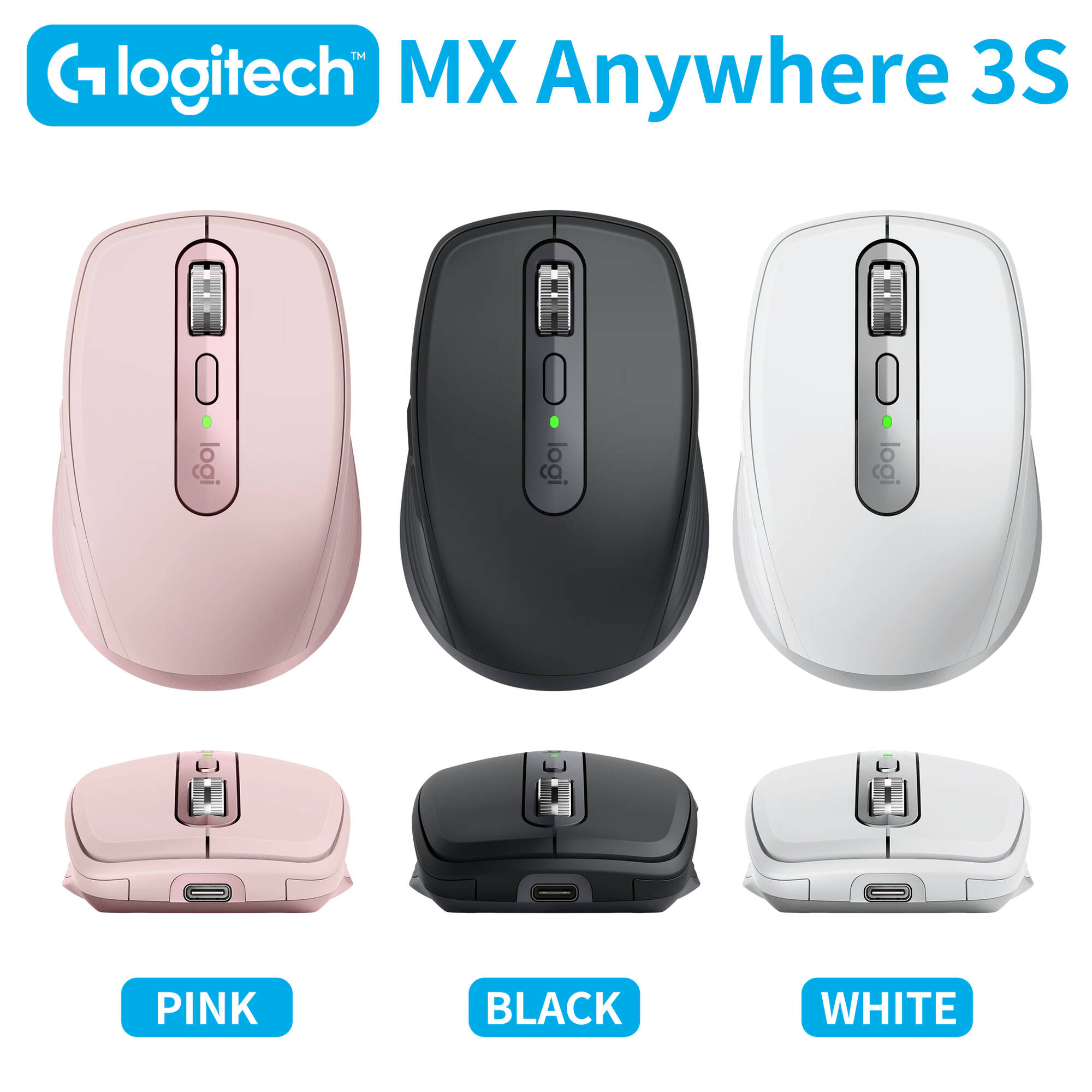 Mouse Premium MX Anywhere 3S - - Desk Setup For Work ulasan dan harga