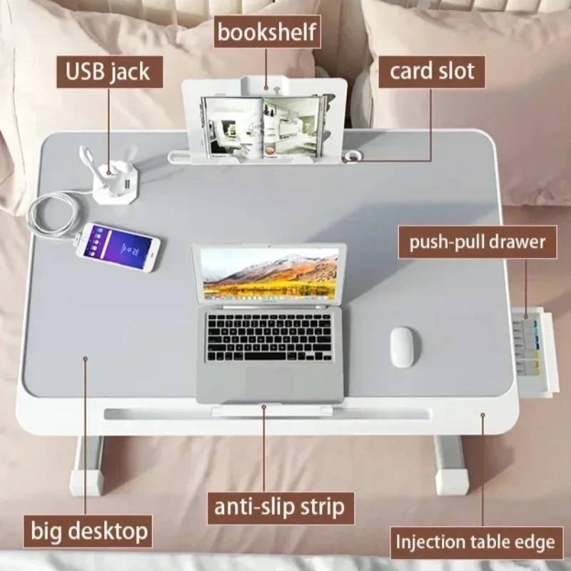 Meja Baki Tempat Tidur Laptop  - Desk Setup Notebook ulasan dan harga