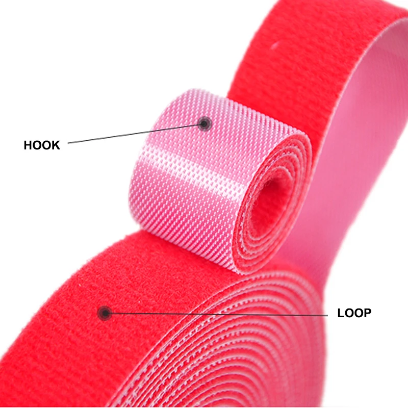5M DIY Dapat Digunakan Kembali - Cable Velcro Strap ulasan dan harga
