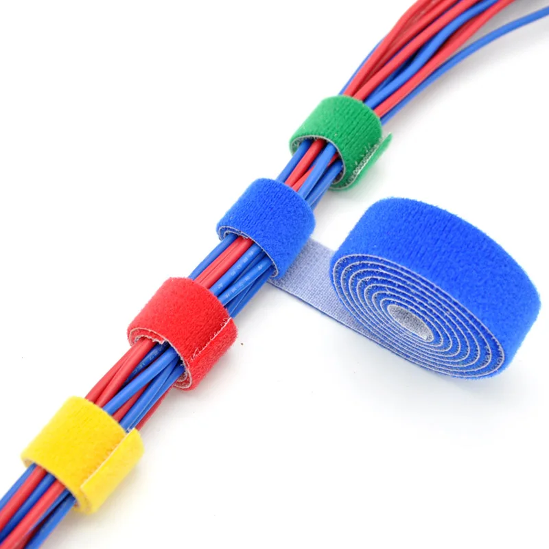 5M DIY Dapat Digunakan Kembali - Cable Velcro Strap ulasan dan harga