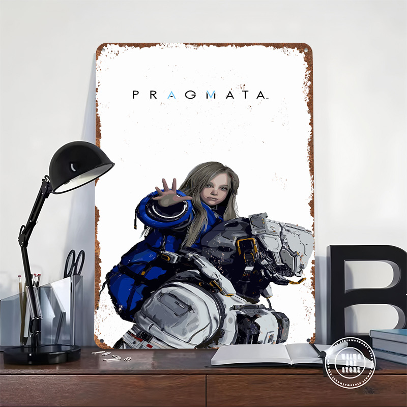 Poster Logam Karakter Game Pra - Desk Setup Vintage ulasan dan harga