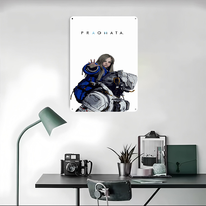 Poster Logam Karakter Game Pra - Desk Setup Vintage ulasan dan harga