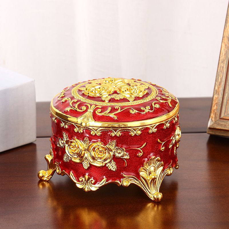 Kotak rias Enamel rumah bergay - Desk Setup Vintage ulasan dan harga