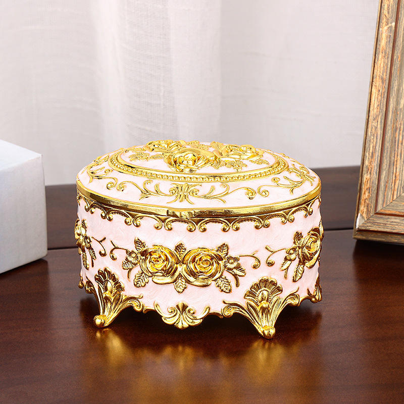 Kotak rias Enamel rumah bergay - Desk Setup Vintage ulasan dan harga
