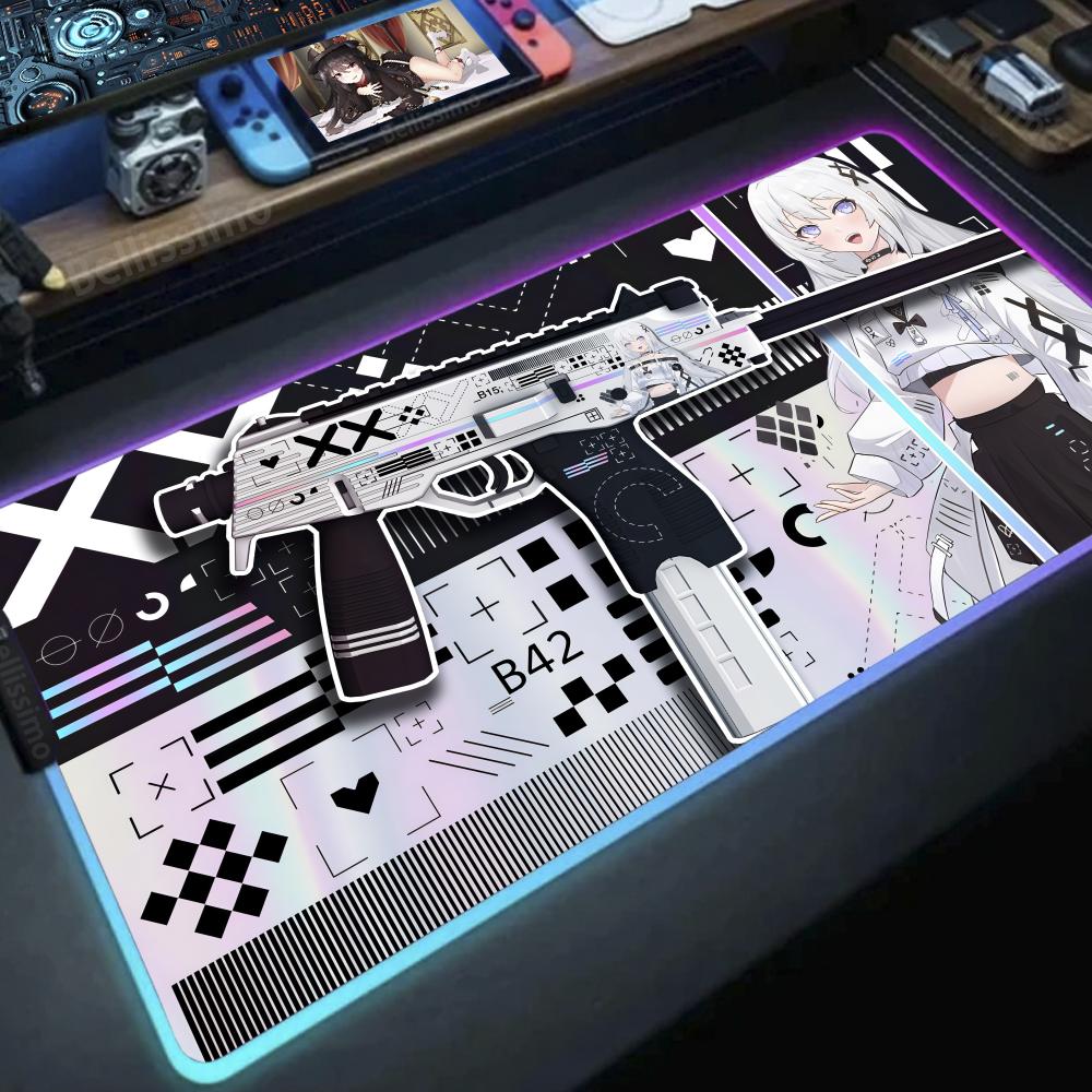 Gadis dengan pistol Anime DIY  - Desk Setup Diy ulasan dan harga