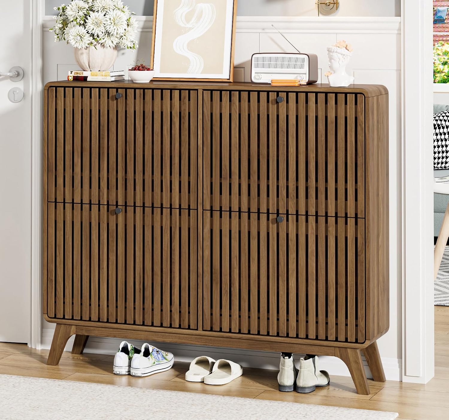 # Lemari Sepatu Bambu Besar de - Drawer Organizer Bamboo ulasan dan harga