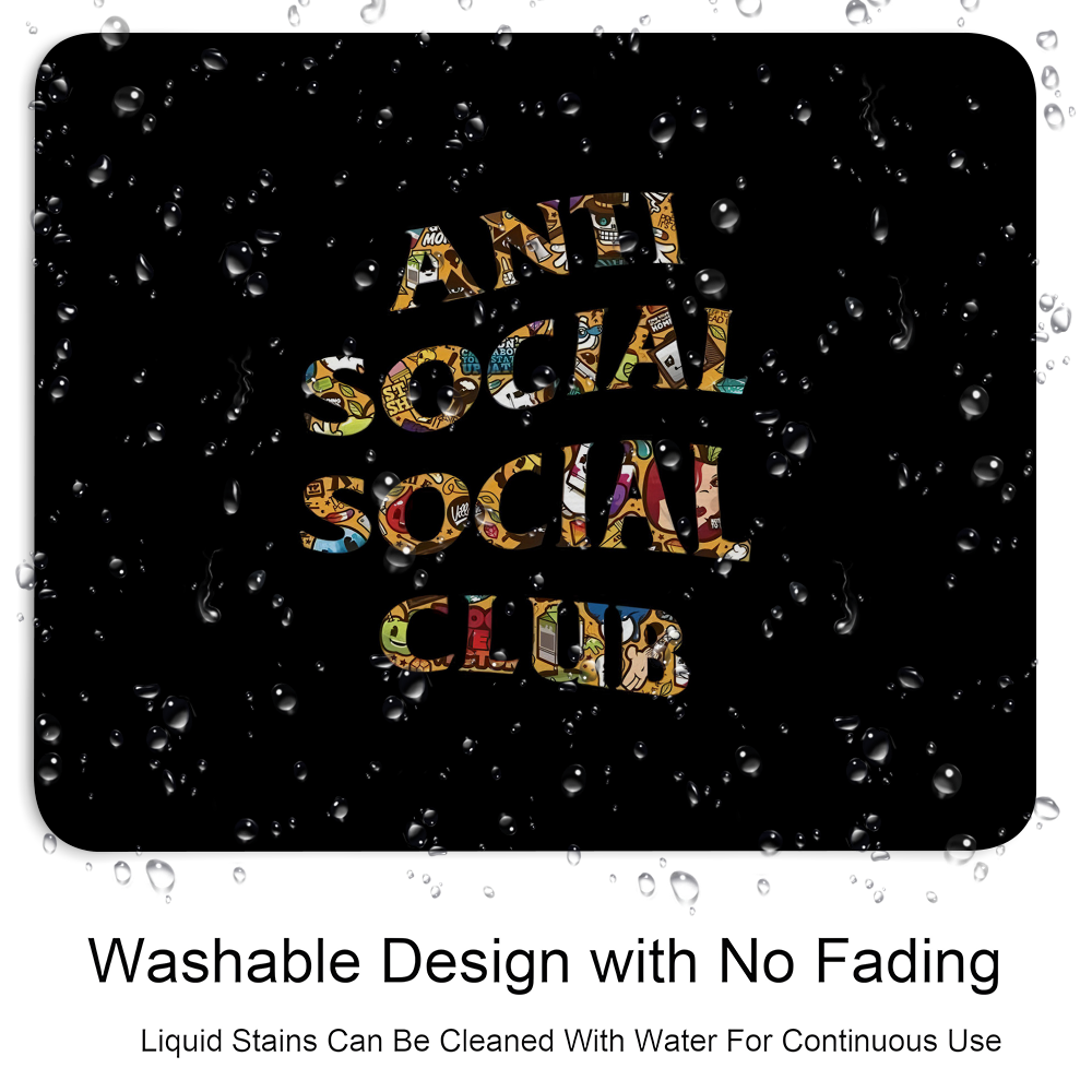 ANTI SOCIAL SOCIAL CLUB Mouse  - Rubber Mat Desk ulasan dan harga